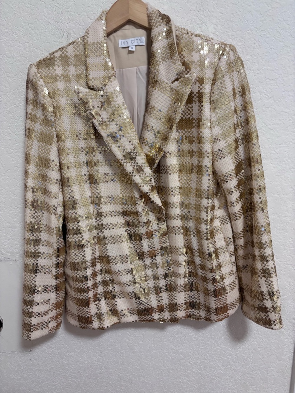 Ivy city co sequin blazer